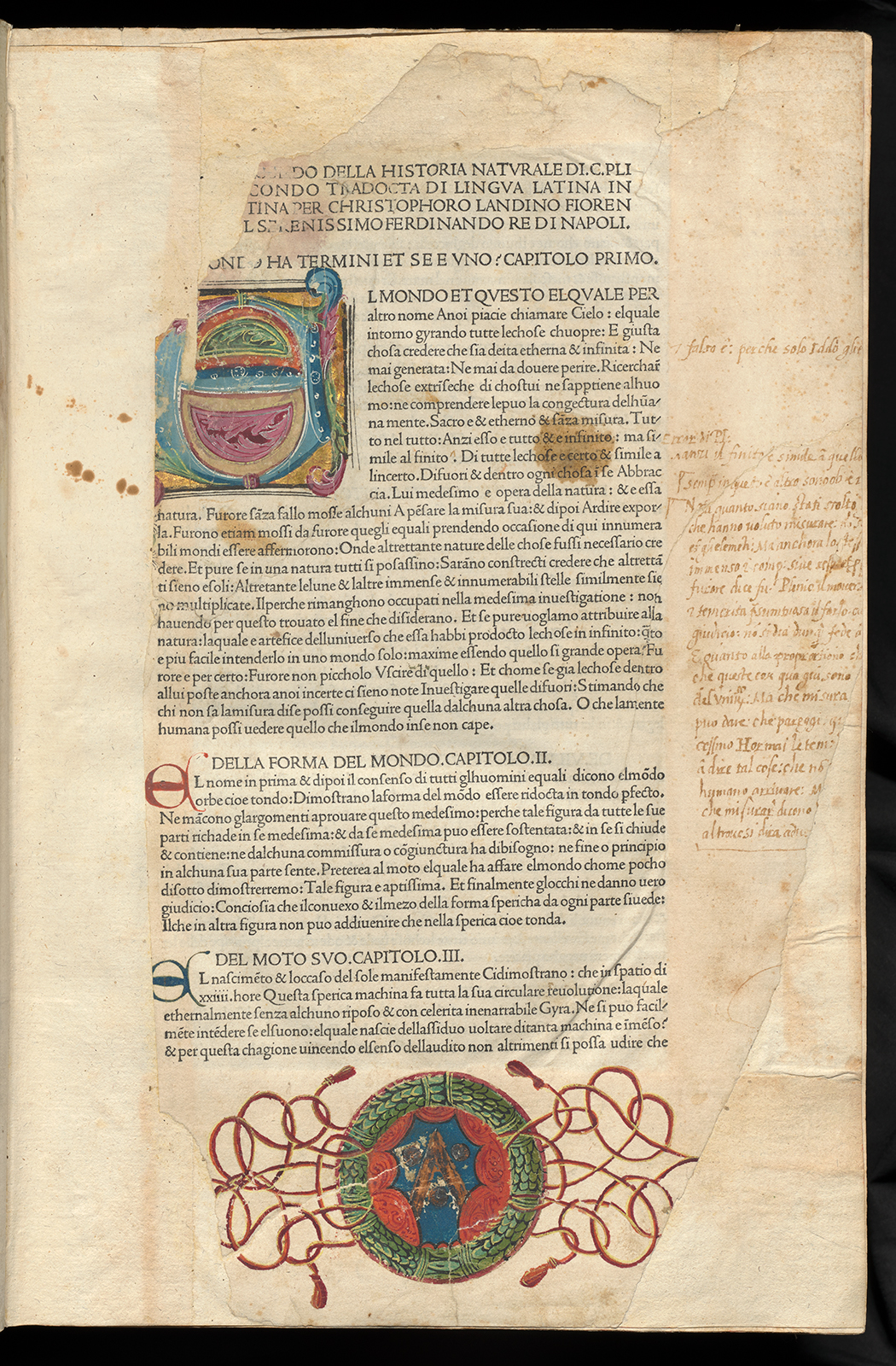 An illustrated manuscript page
