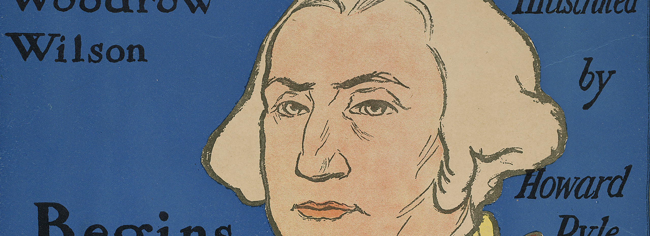 Color drawing of George Washington on Harper's Magazine cover